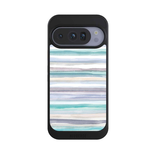 Google Pixel 10 Pro NIVOcore Pastellfarbene Streifen Blau