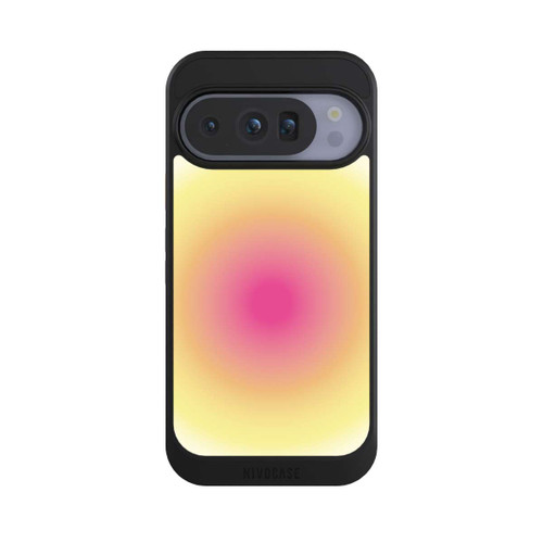 Google Pixel 10 Pro NIVOcore Aura jaune rose cercle