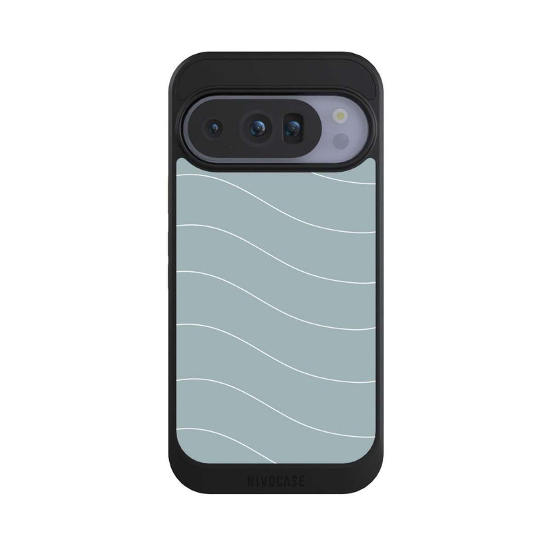 Pixel 10 Pro NIVOcore Trendy Lines White Green
