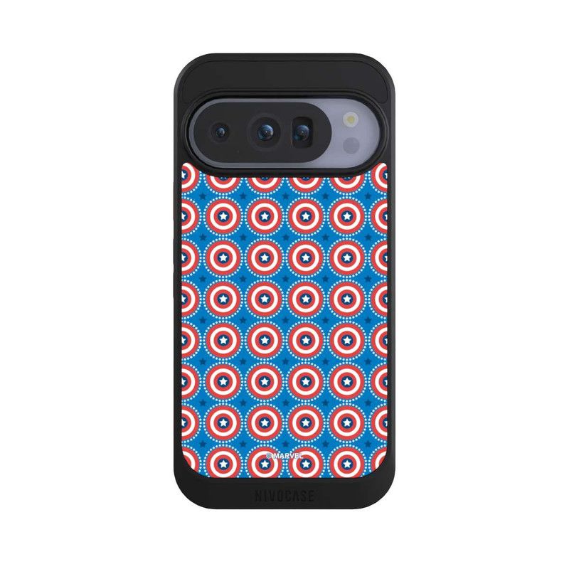 Pixel 10 Pro NIVOcore Captain American Shield Pattern
