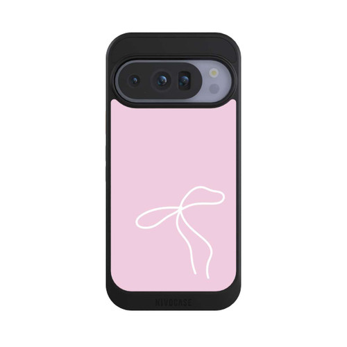 Google Pixel 10 Pro NIVOcore Trendy Schleife Weiß Rosa