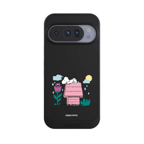 Google Pixel 10 Pro NIVOcore Snoopy Hundehütte Frühling transparent