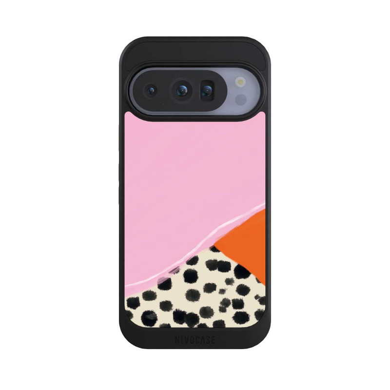Pixel 10 Pro NIVOcore Rosa und Orange Gepunkteter Hintergrund