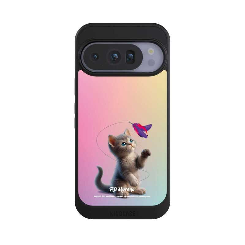 Pixel 10 Pro NIVOcore Playing Cat with Feather