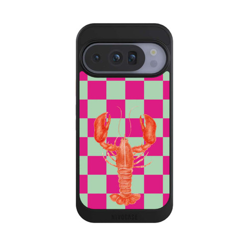 Google Pixel 10 Pro NIVOcore Pink Checkers Lobster