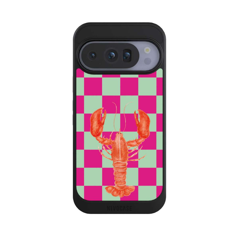 Pixel 10 Pro NIVOcore Pink Checkers Lobster