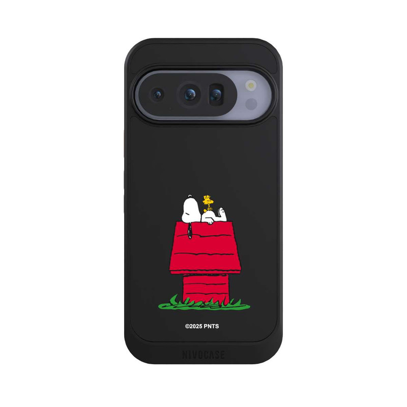 Pixel 10 Pro NIVOcore Snoopy and Woodstock Classic transparent