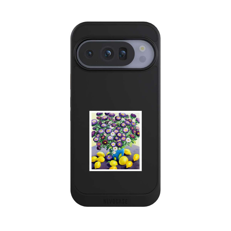 Pixel 10 Pro NIVOcore Purple Asters and Lemons by Christopher Ryland