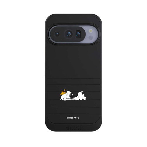 Google Pixel 10 Pro NIVOcore Snoopy Woodstock Streifen Peanuts Transparent