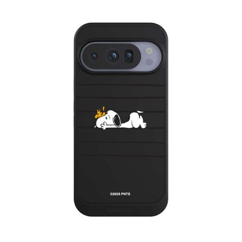 Google Pixel 10 Pro NIVOcore Snoopy Woodstock Streifen Peanuts Transparent