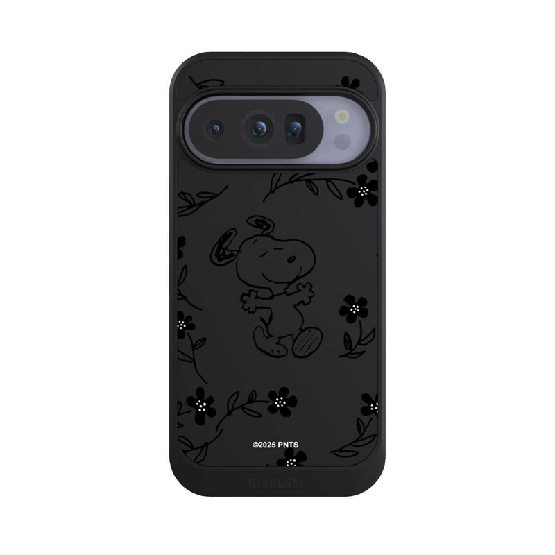 Pixel 10 Pro NIVOcore Snoopy und Flowers Transparent