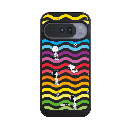 Google Pixel 10 Pro NIVOcore Snoopy Pattern Rainbow Transparent
