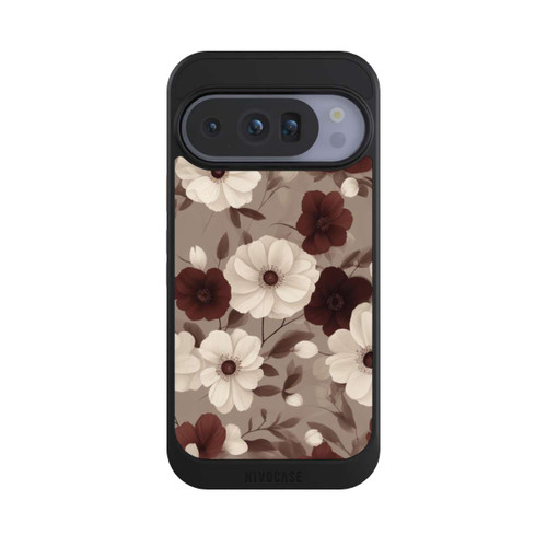 Google Pixel 10 Pro NIVOcore Negative Flower Bordeaux White with AI