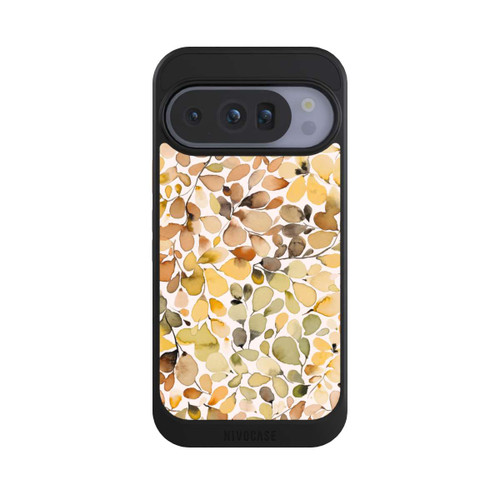 Google Pixel 10 Pro NIVOcore Eukalyptus Aquarellblätter Braun Herbst