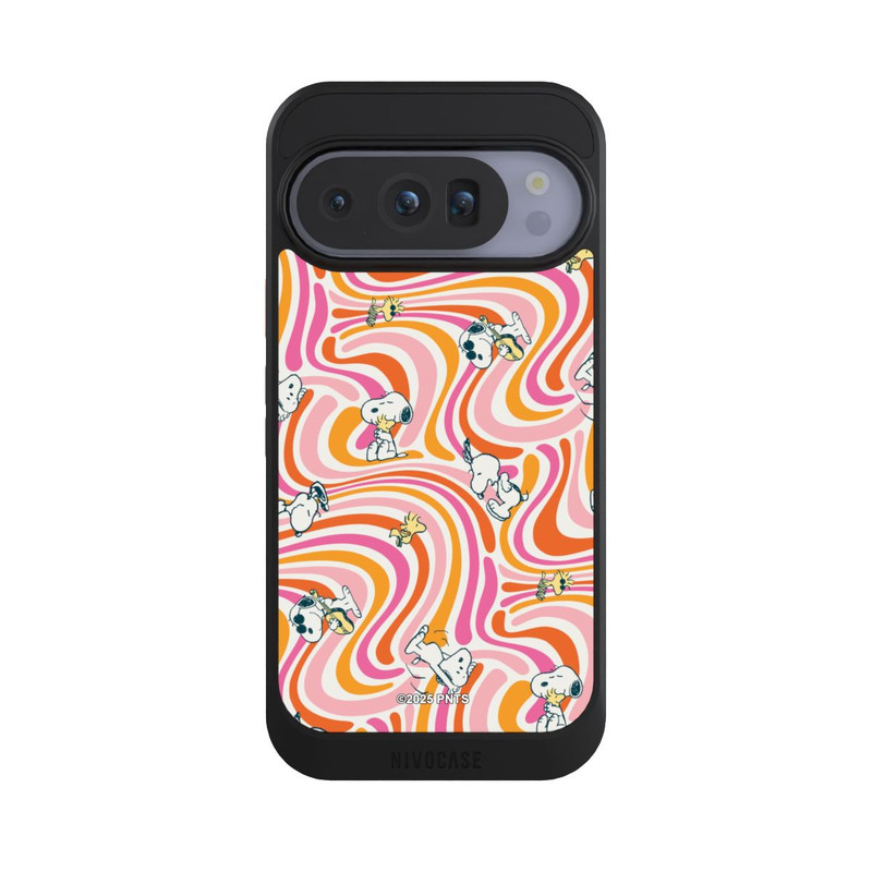 Pixel 10 Pro NIVOcore Peanuts Hippie Pattern Orange