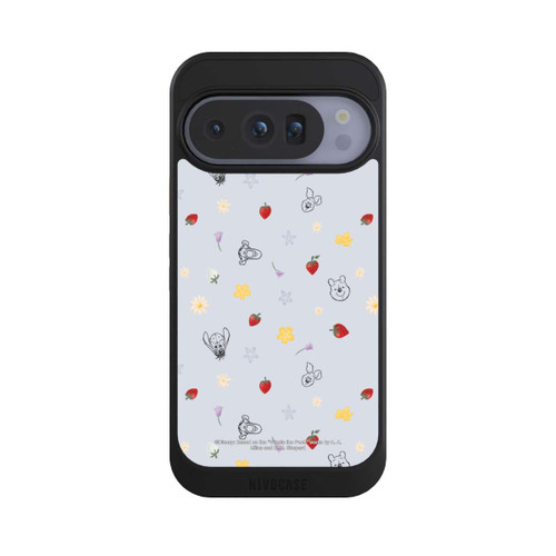 Google Pixel 10 Pro NIVOcore Winnie Puuh und Freunde Erdbeer Muster Blau