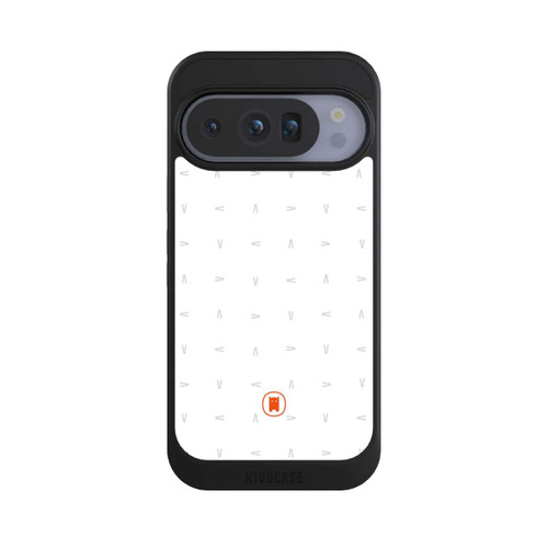Google Pixel 10 Pro NIVOcore Nivocase Muster Weiss Grau