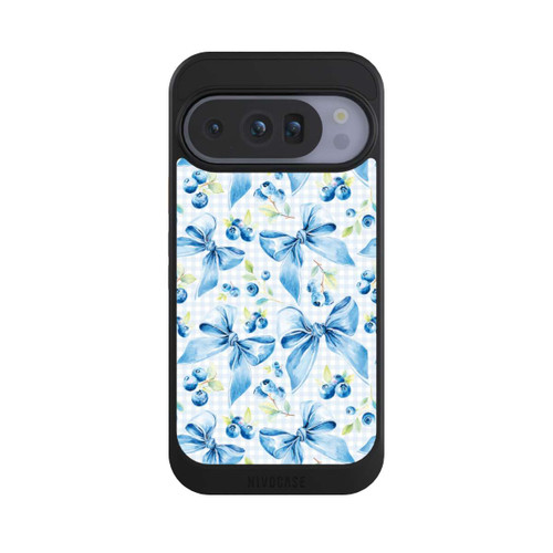 Google Pixel 10 Pro NIVOcore Blaue Schleifen und Blaubeeren mit KI