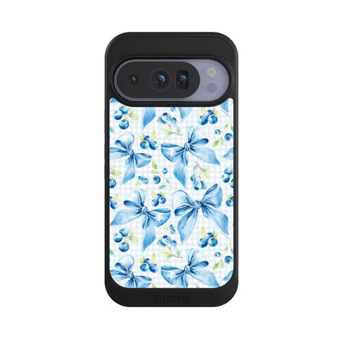 Google Pixel 10 Pro NIVOcore Blaue Schleifen und Blaubeeren mit KI