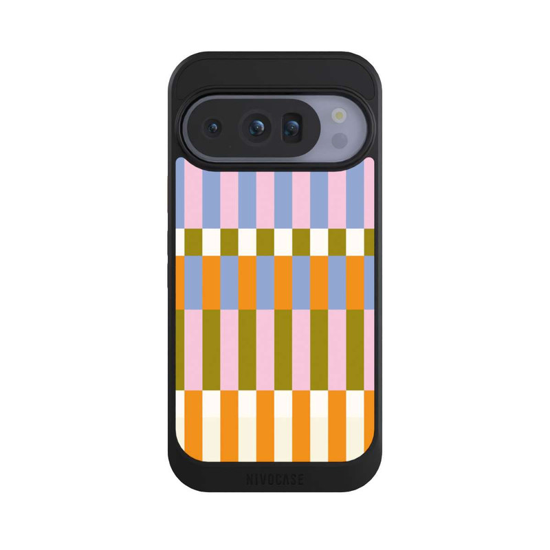 Pixel 10 Pro NIVOcore Thème à Carreaux Colorés et Audacieux