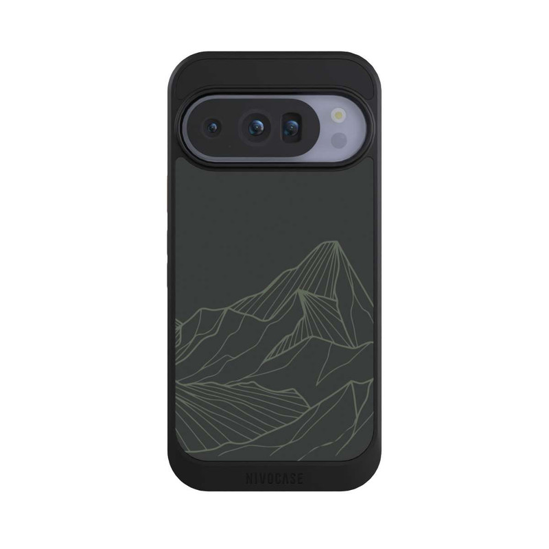 Pixel 10 Pro NIVOcore Abstraktes Bergpanorama