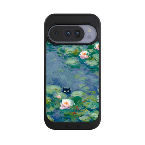 Google Pixel 10 Pro NIVOcore Katze im Teich Monet Gemälde Impressionismus