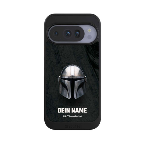 Google Pixel 10 Pro NIVOcore Star Wars Mandalorian Black Helmet Personalisierbar