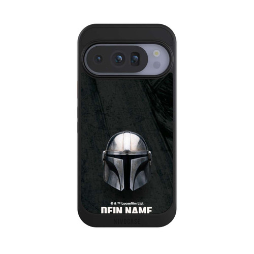 Google Pixel 10 Pro NIVOcore Star Wars Mandalorian Black Helmet Personalisierbar