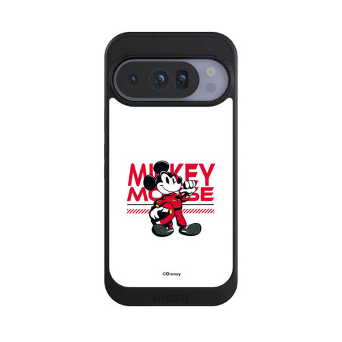 Google Pixel 10 Pro NIVOcore Micky Maus Rennfahrer Weiß