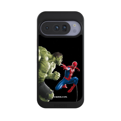 Google Pixel 10 Pro NIVOcore Spider-Man affronte Hulk