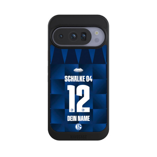 Google Pixel 10 Pro NIVOcore Schalke 04 Trikot Personalisierbar 26-27