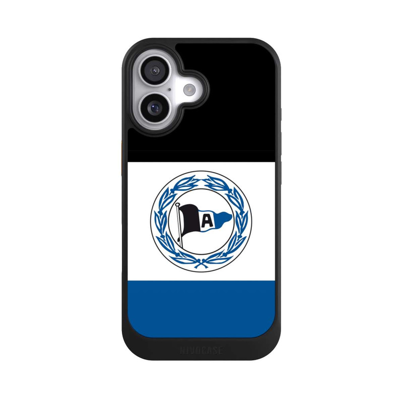 iPhone 17 NIVOcore Arminia Bielefeld Schwarz Weiss Blau
