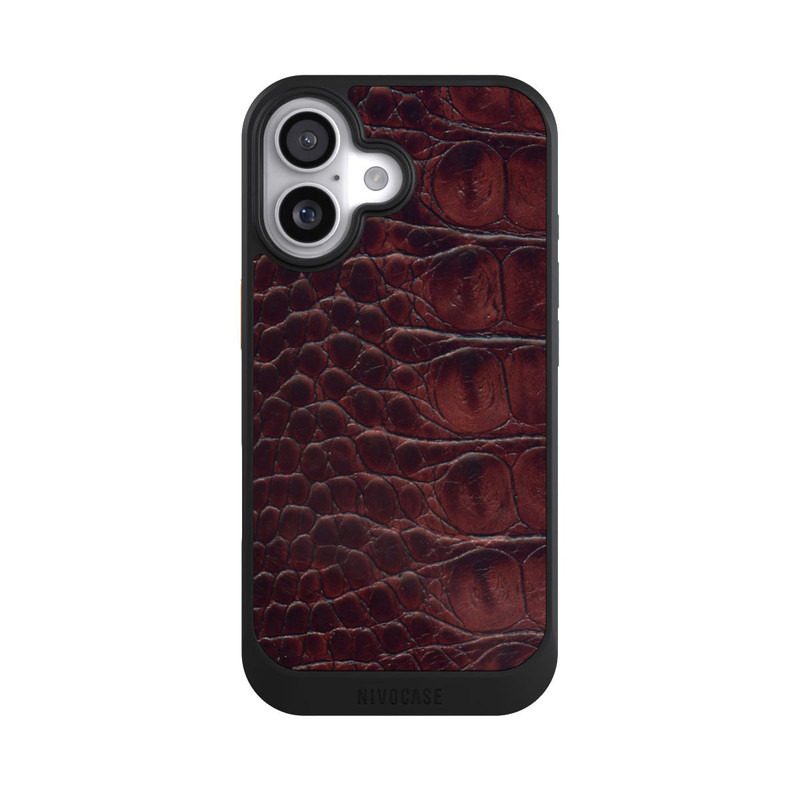 iPhone 17 NIVOcore Cuir de Crocodile
