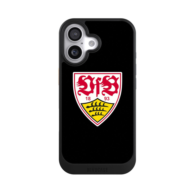 iPhone 17 NIVOcore VfB Stuttgart Wappen Schwarz