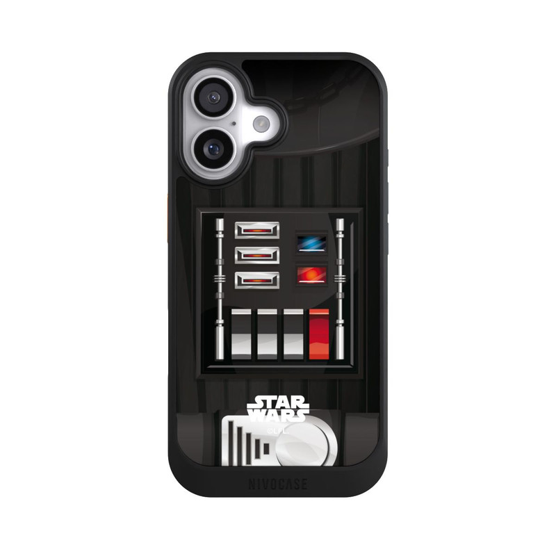 iPhone 17 NIVOcore Gros plan sur Dark Vador