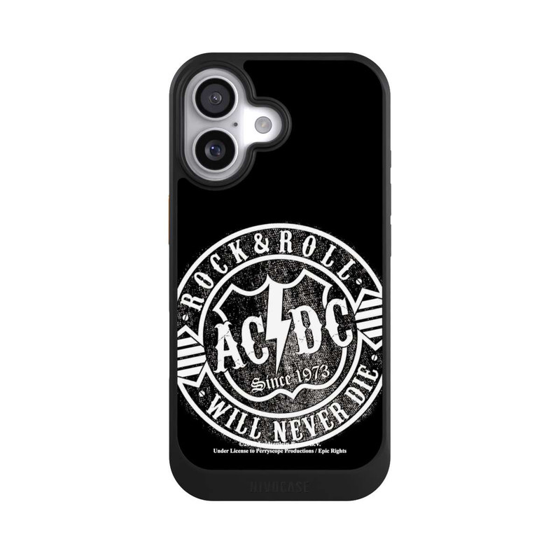 iPhone 17 NIVOcore ACDC Rock and Roll Weiss