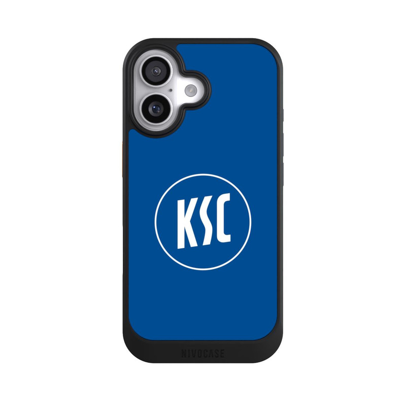 iPhone 17 NIVOcore KSC Logo auf Blau