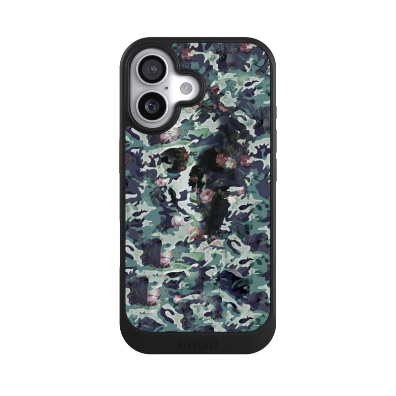 iPhone 17 NIVOcore Camouflage-Totenkopf