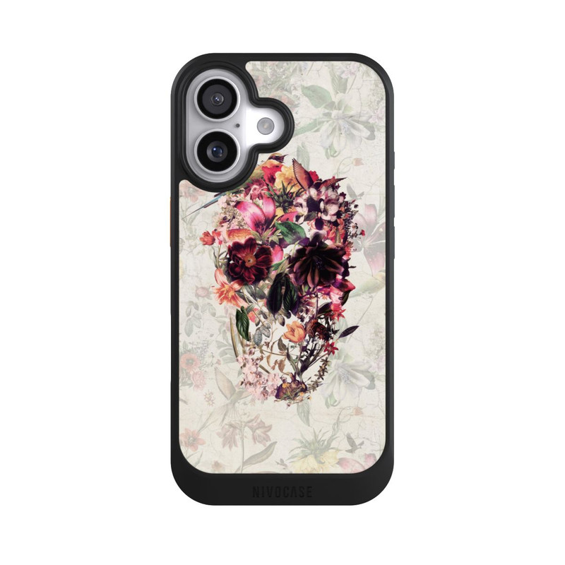 iPhone 17 NIVOcore Blume Vintage Totenkopf