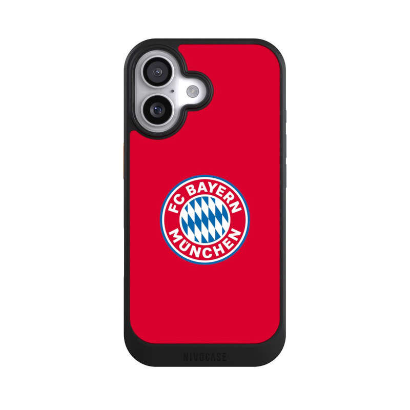 iPhone 17 NIVOcore FCB Logo auf Rot
