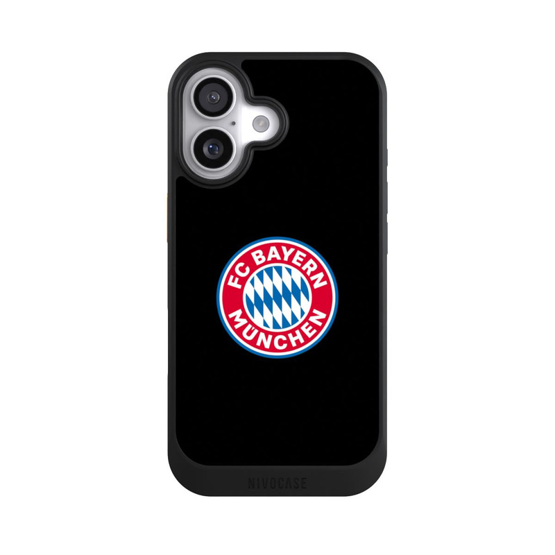 iPhone 17 NIVOcore FCB Logo auf Schwarz