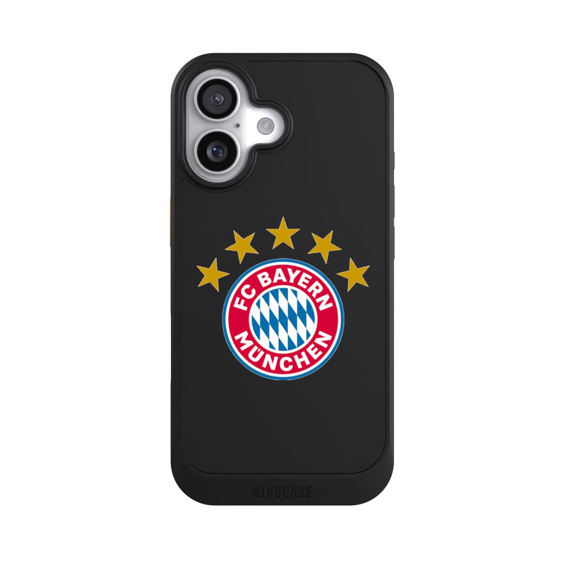 iPhone 17 NIVOcore FCB Logo mit Sterne - ohne Hintergrund