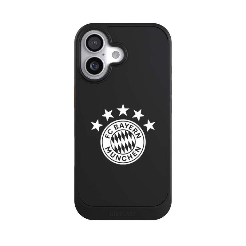 iPhone 17 NIVOcore FCB Logo einfarbig mit Sternen - ohne Hintergrund
