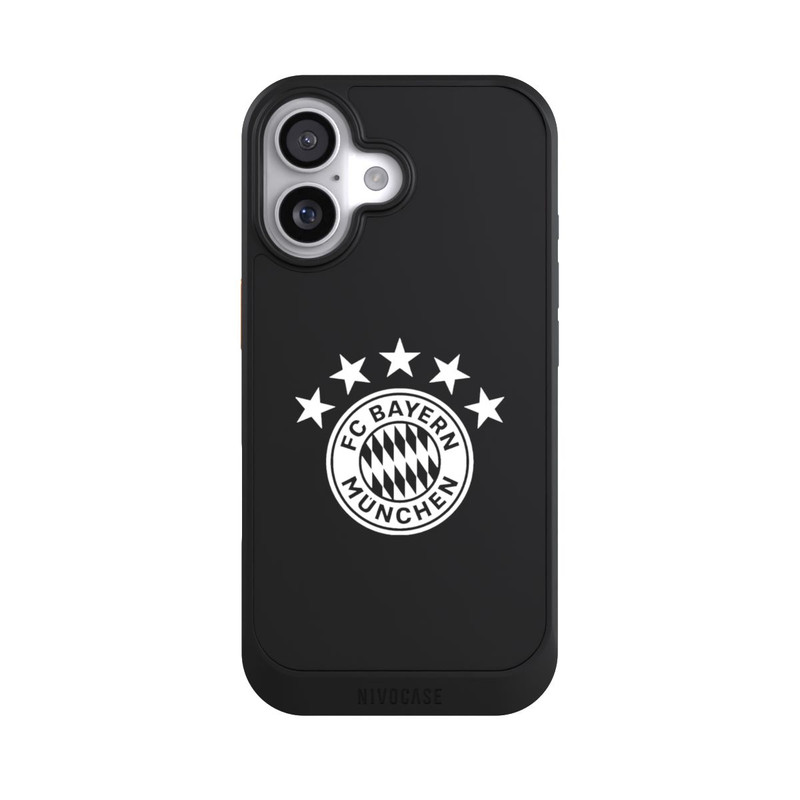 iPhone 17 NIVOcore FCB Logo plain with stars - transparent