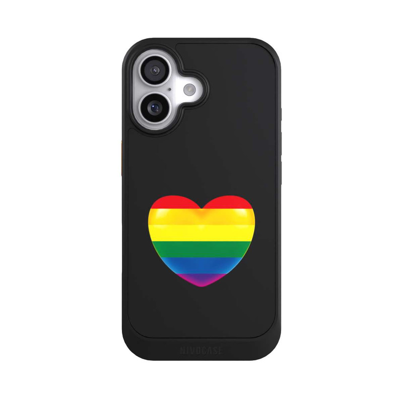 iPhone 17 NIVOcore Pride Heart transparent