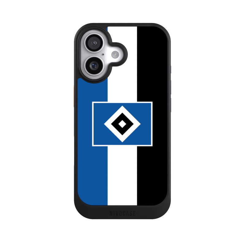 iPhone 17 NIVOcore HSV Streifen - Blau-Weiß-Schwarz