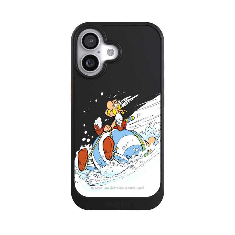 iPhone 17 NIVOcore Asterix & Obelix Schlitten Transparent