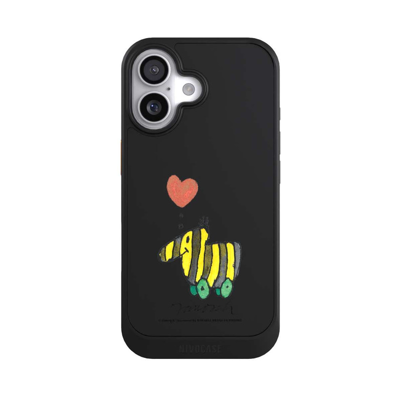 iPhone 17 NIVOcore Tigerente Herz transparent