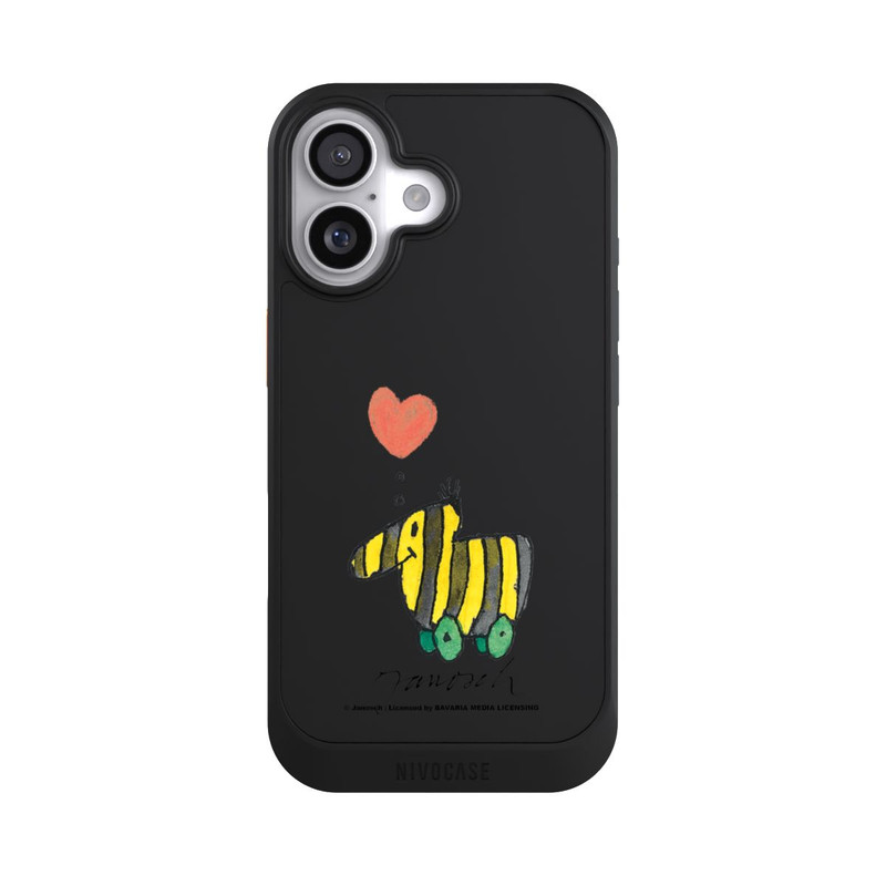 iPhone 17 NIVOcore Tigerente Herz transparent