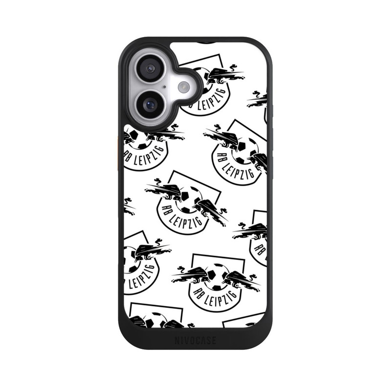 iPhone 17 NIVOcore Logos RB Leipzig Schwarz auf Weiß